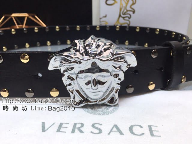 VERSVE男士皮帶 範思哲高端時尚皮帶 範思哲Versace美杜莎頭像裝飾  jjp1291